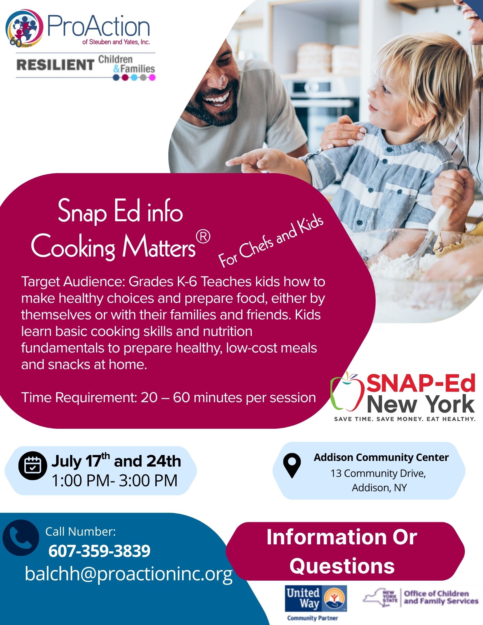 SNAP-Ed Cooking Matters with Snap-Ed New York